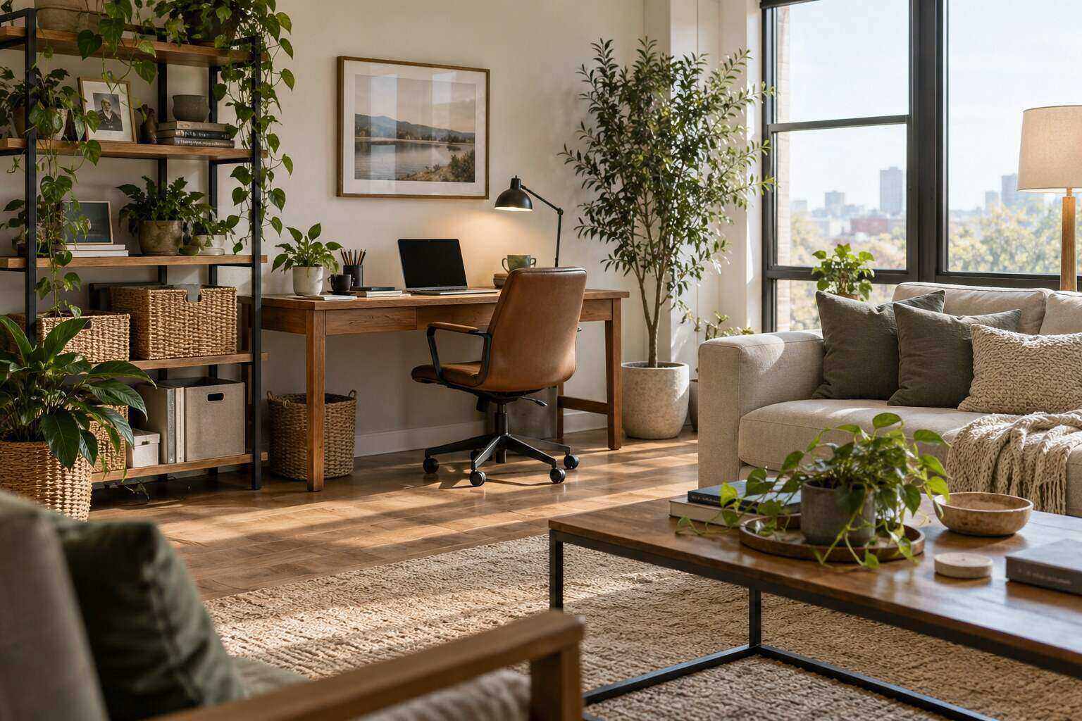 Mesurer : Aménager un bureau dans un salon